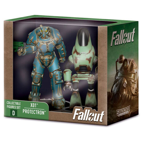 Fallout X01 & Protectron set 2 figures 7cm