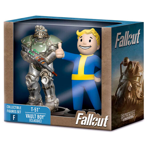 Fallout T-51 & Vault Boy Classic set 2 figures 7cm