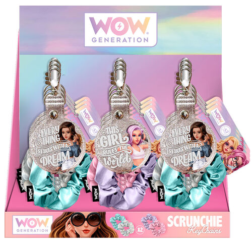 Wow Generation keychain + scrunchies assorted