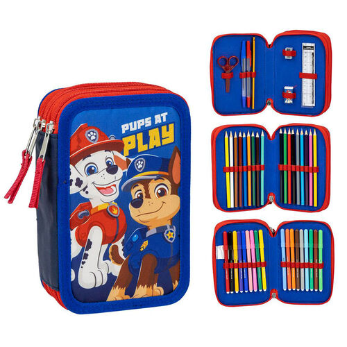Paw Patrol triple pencil case