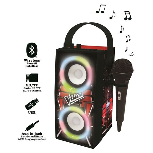 The Voice Bluetooth portable speaker with microphone