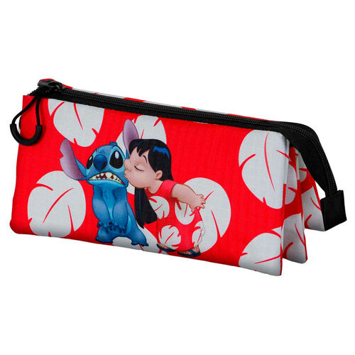 Disney Stitch Kiss triple pencil case