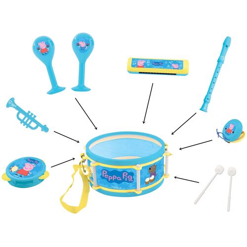 Set musical 7 instrumentos Peppa Pig