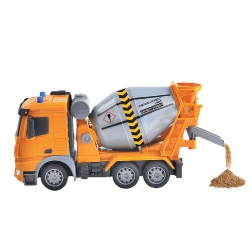 Remote controlled cement mixer truck