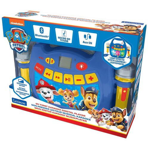 Paw Patrol portable karaoke music player