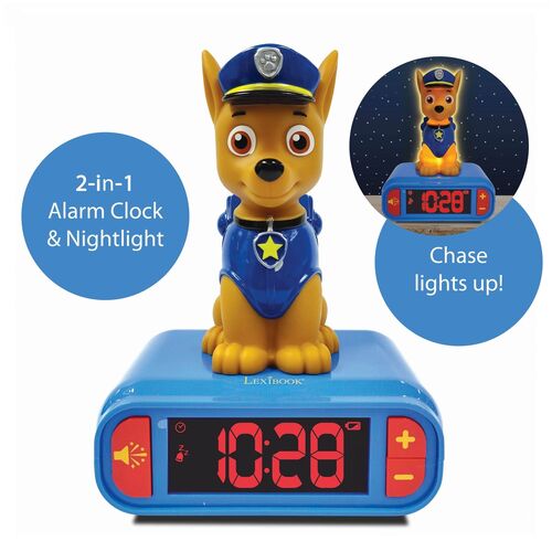 Paw Patrol digital alarm clock