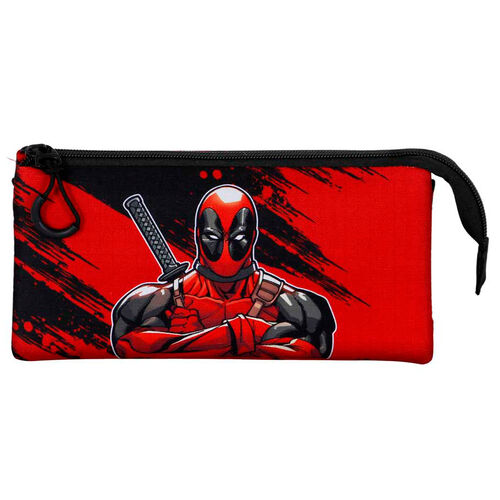 Marvel Deadpool Plus Bad triple pencil case