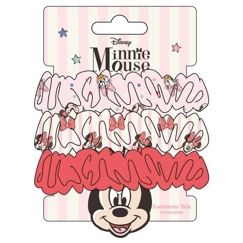 Disney Minnie set 3 scrunchies
