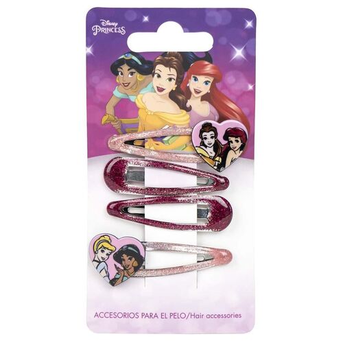 Disney Princess blister pack 4 hairpins