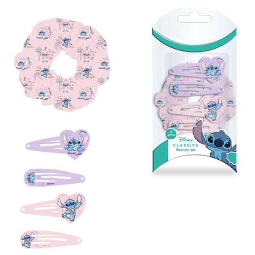 Disney Stitch hair accessories set