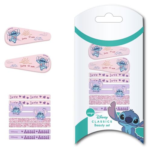 Disney Stitch hair accessories set