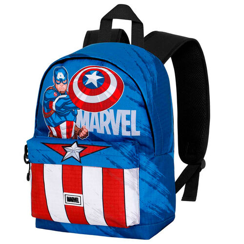 Mochila Gears Capitan America Marvel 34cm adaptable