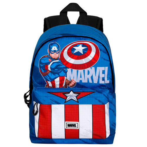 Mochila Gears Capitan America Marvel 34cm adaptable