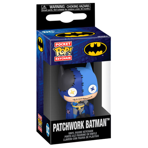 Llavero Pocket POP DC Comics Patchwork Batman