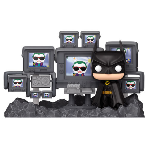 Figura POP Moments DC Comics Batman in Batcave