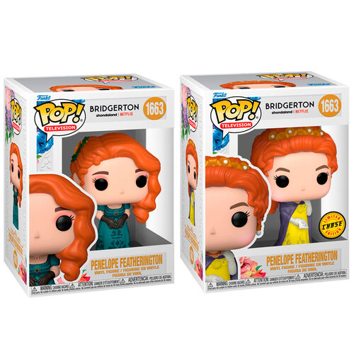 POP figure Bridgerton Penelope Featherington 5 + 1 Chase