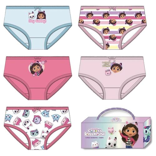 Gabbys Doll House pack 5 knickers