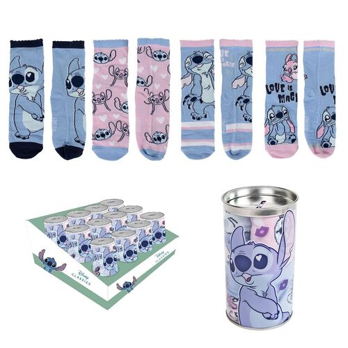 Disney Stitch pack 4 assorted socks