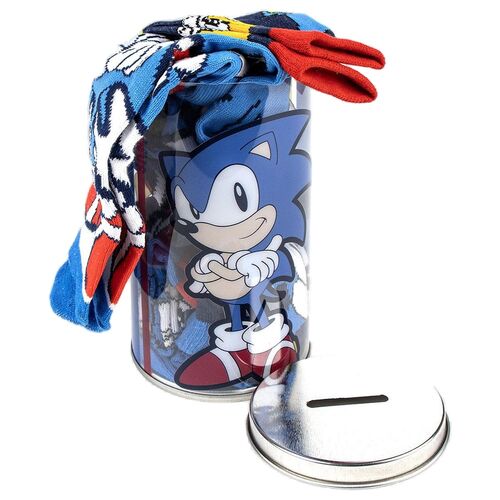 The Hedgehog Sonic pack 4 assorted socks