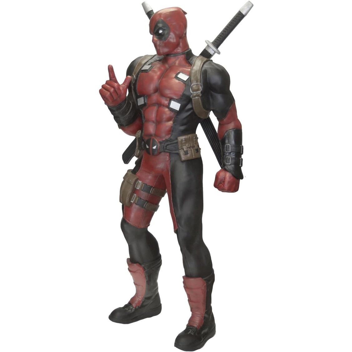 Estatua tamaÃ±o real Deadpool Marvel 185cm