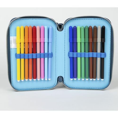 Sonic Prime triple pencil case