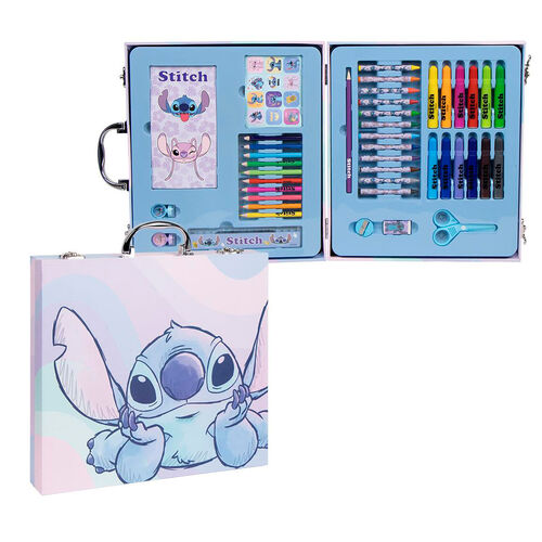 Disney Stitch colouring stationery case