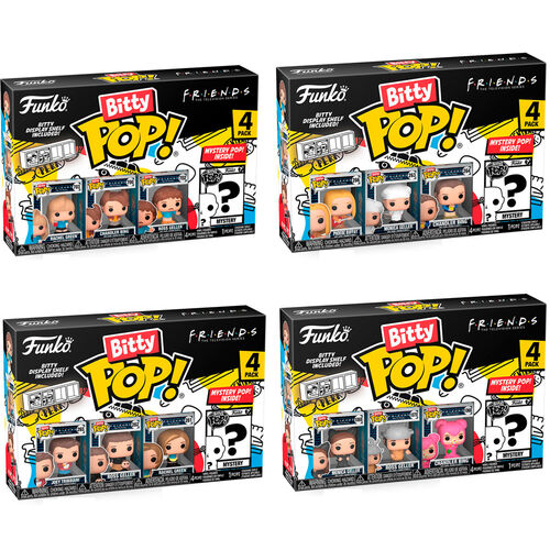 Assorted Blister 4 figures Bitty POP Friends