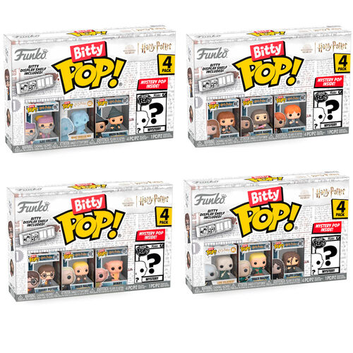 Assorted Blister 4 figures Bitty POP Harry Potter