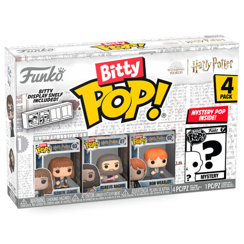 Assorted Blister 4 figures Bitty POP Harry Potter