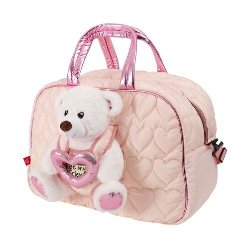 Travel bag + plush bear Teddy 41,5cm