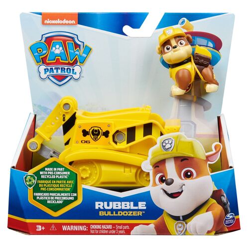 Vehiculo Clasico Sostenible Rubble Patrulla Canina Paw Patrol