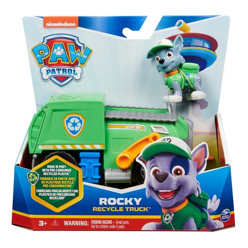 Vehiculo Clasico Sostenible Rocky Patrulla Canina Paw Patrol