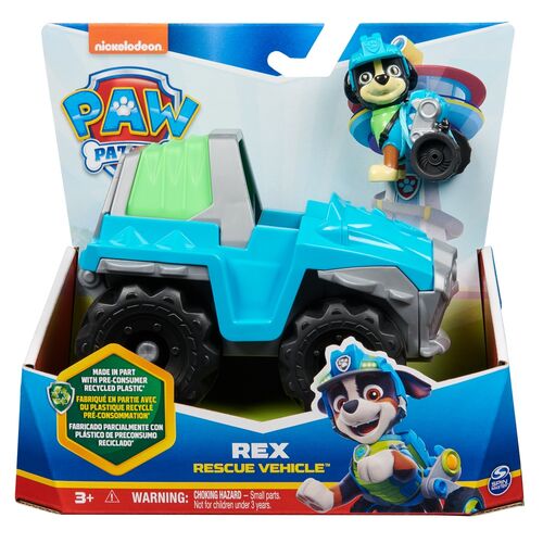 Paw Patrol Rex sustainable vehicle