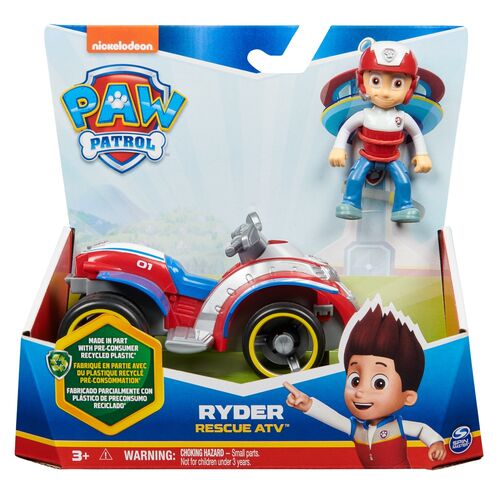 Vehiculo Clasico Sostenible Ryder Patrulla Canina Paw Patrol