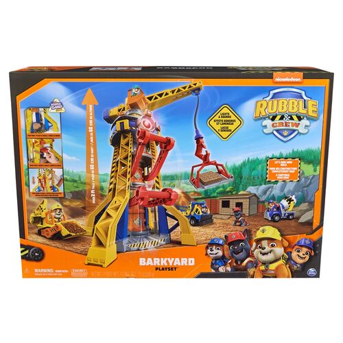 Paw Patrol Rubble & Crew Crane and Excavator playset