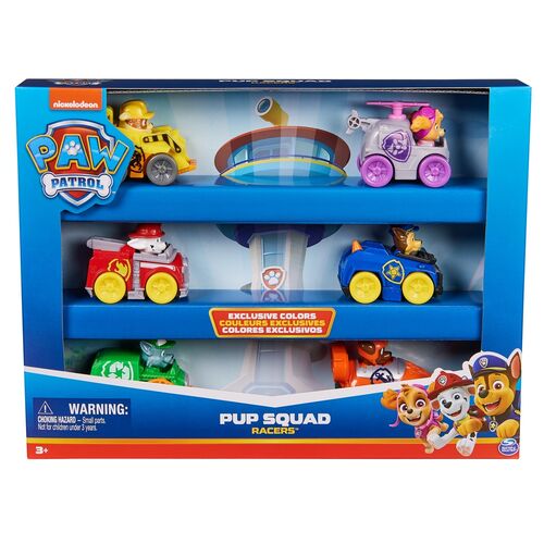 Paw Patrol Pup Squad Racer set 6 vehicles