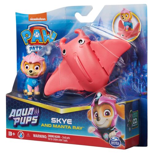 Paw Patrol Skye Aqua Pups pack figures