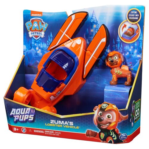 Paw Patrol Zuma Vehicles Aqua Pups pack figures