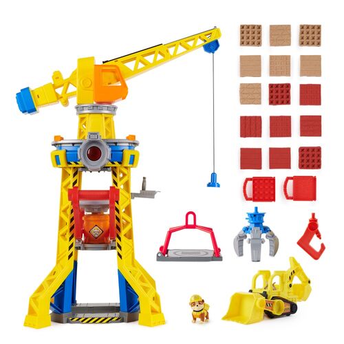 Paw Patrol Rubble & Crew Crane and Excavator playset