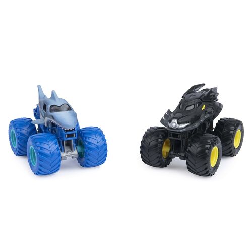 Monster Jam Megalodon vs Batman blister 2 cars