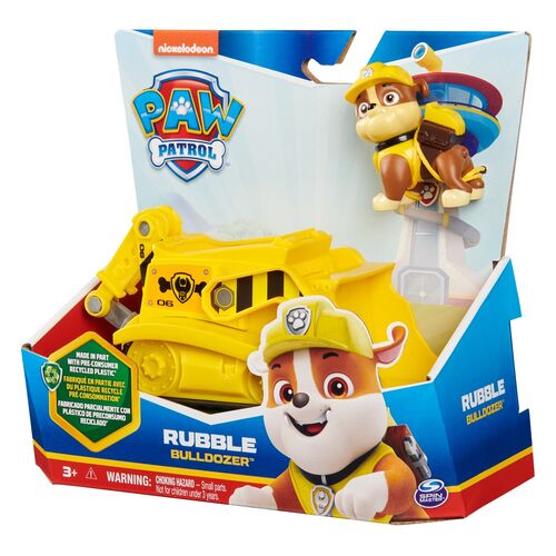 Vehiculo Clasico Sostenible Rubble Patrulla Canina Paw Patrol