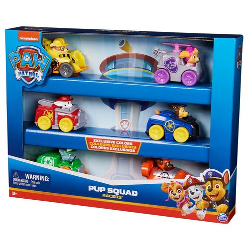 Paw Patrol Pup Squad Racer set 6 vehicles