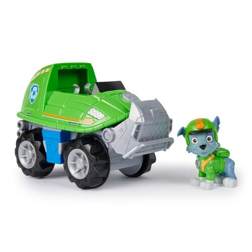 Paw Patrol Rocky Jungle Pups vehicle pack figures