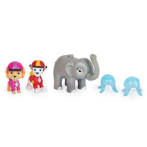 Paw Patrol Marshall and Skye Jungle Pups pack figures