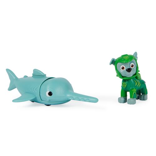 Paw Patrol Rocky Aqua Pups pack figures