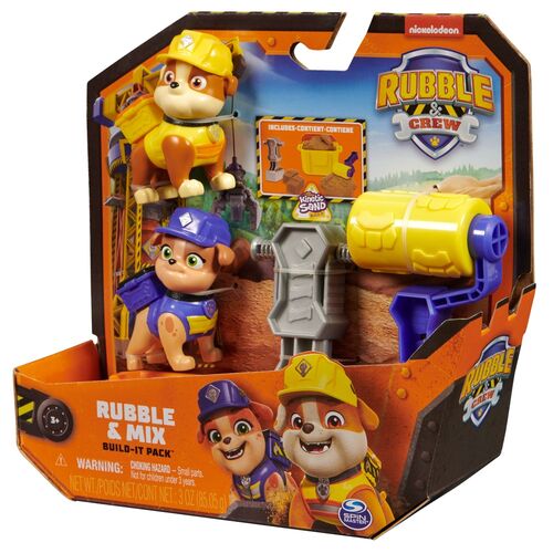 Paw Patrol Rubble y Mix Rubble & Crew pack 2 figures