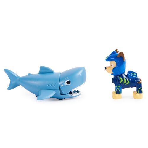 Blister 2 figuras Chase Aqua Pups Patrulla Canina Paw Patrol