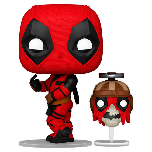 Figura POP Marvel Deadpool & Wolverine Deadpool with Headpool