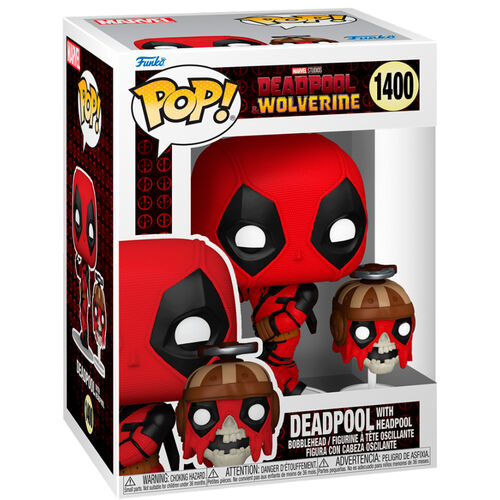 POP figure Marvel Deadpool & Wolverine Deadpool with Headpool