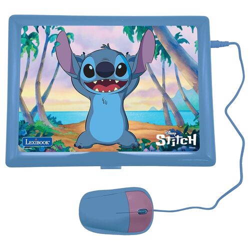 Ordenador bilingue portatil educativo Stitch Disney